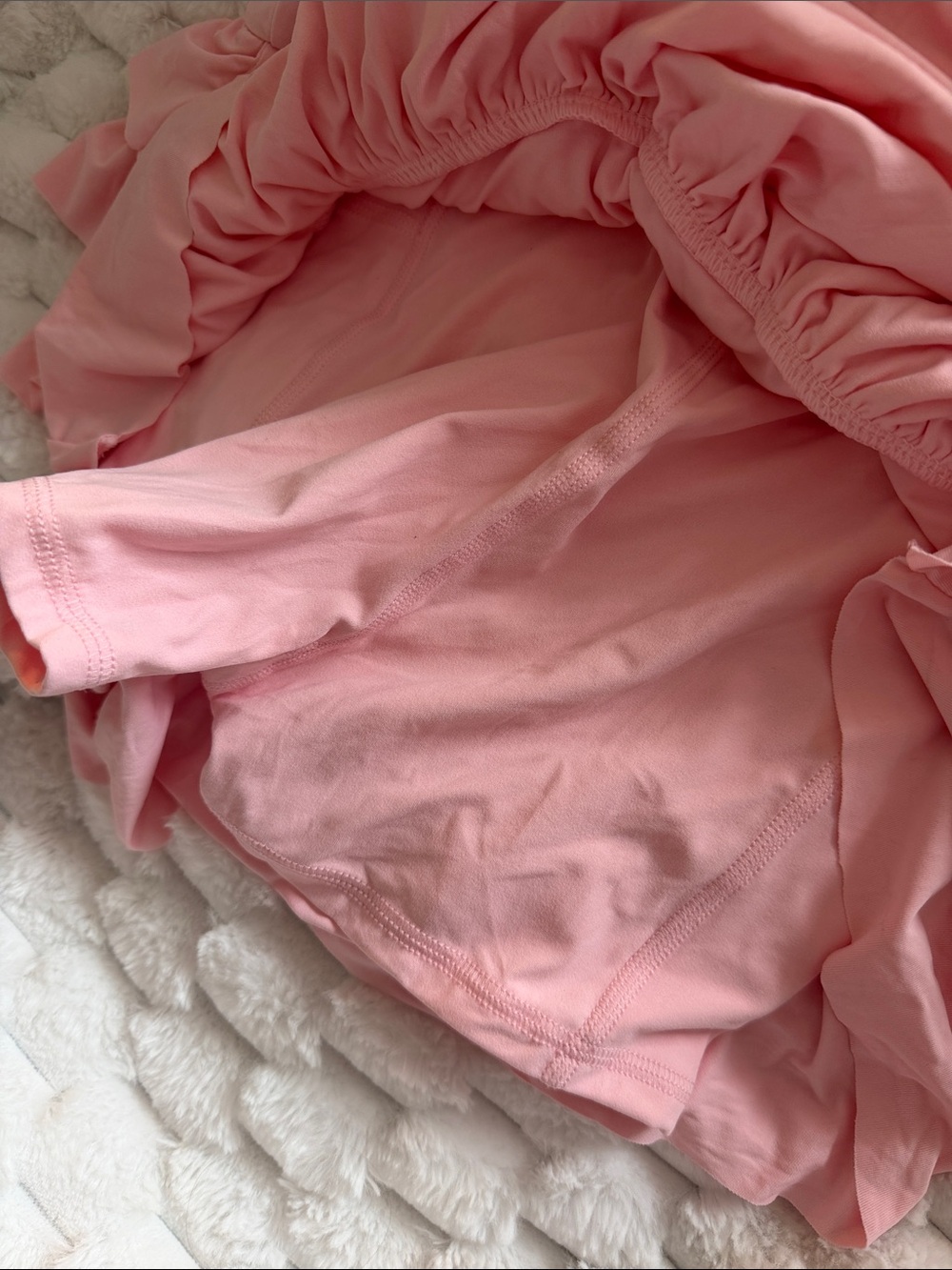 JoyLab Light Pink Ruffle Mini Athletic Dress - Picture 5 of 5